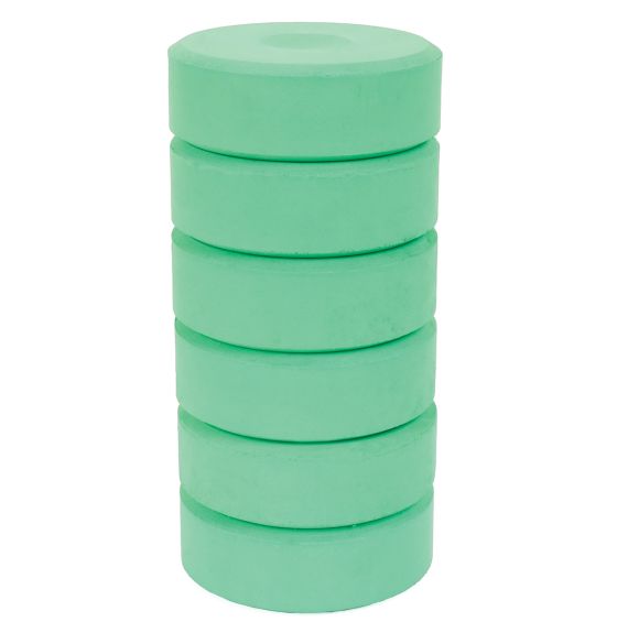 Spectrum Tempera Cake Refill - Set of 6, Emerald
