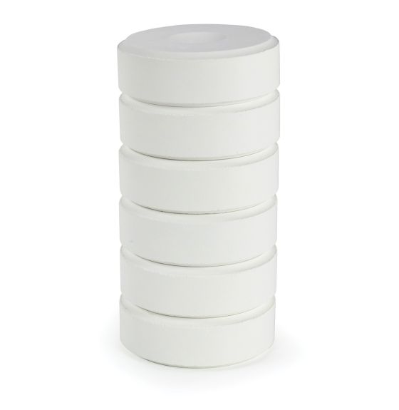 Spectrum Tempera Cake Refill - Set of 6, White