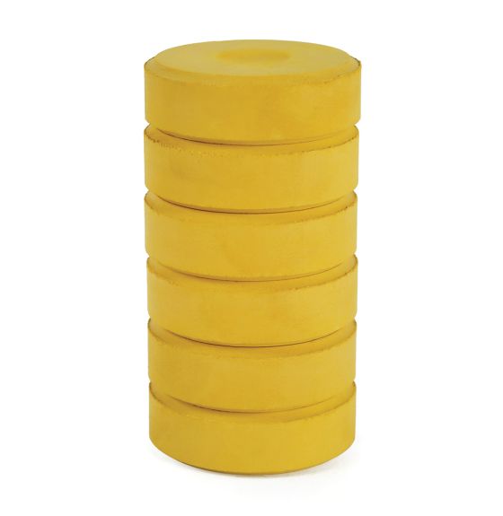 Spectrum Tempera Cake Refill - Set of 6, Yellow Ochre