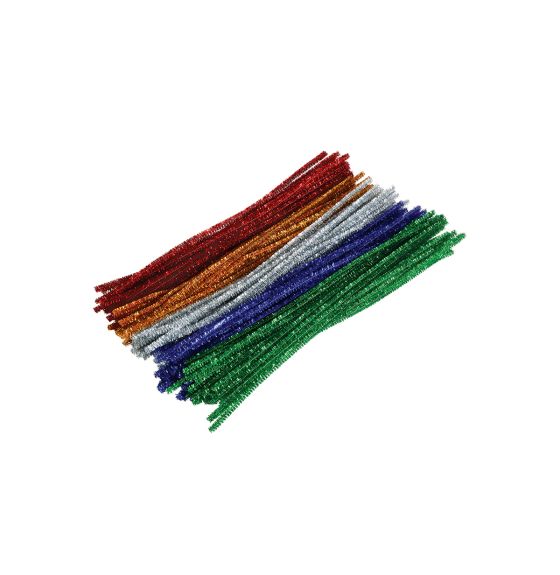 Cure-pipes de 30,5 cm (12") - Paquet de 100 - Couleurs scintillantes