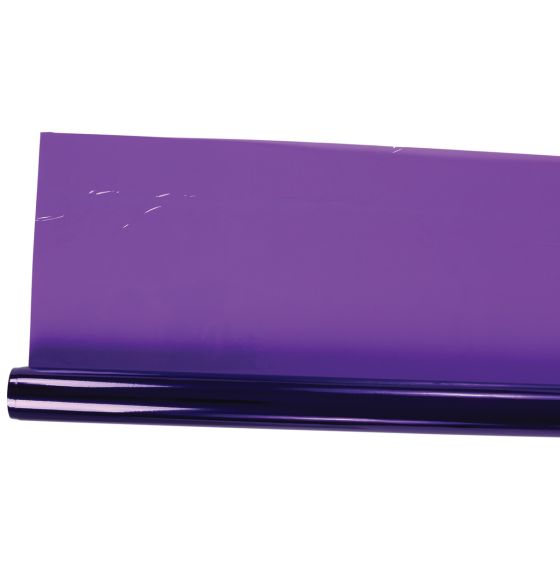 Cellophane Roll - 51cm x 7.6m (20" x 25 ft) - Purple