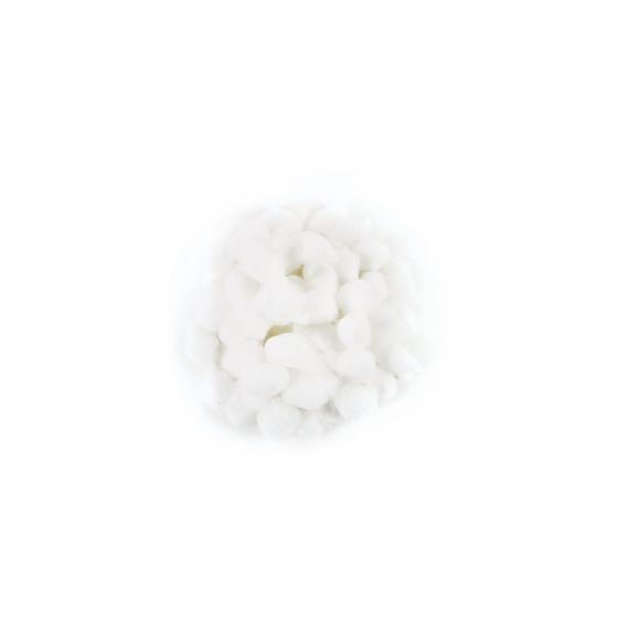 Cotton Fluffs - White - 100 Pieces