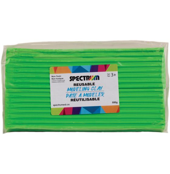 Spectrum Reusable Modeling Clay - 500 g - Leaf Green