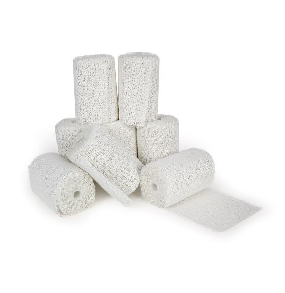 Rouleaux de gaze enduite de plâtre de 10,16 cm (4") de large, 9 kg (20 lb) - Paquet de 32