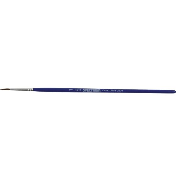 Pinceau Spectrum pour l’aquarelle, série 3211, à manche court – Rond, taille 1
