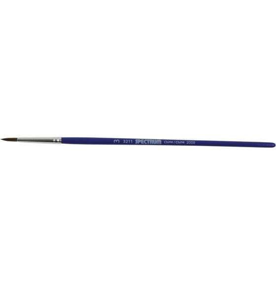 Pinceau Spectrum pour l’aquarelle – Taille 3 Rond: série 3213