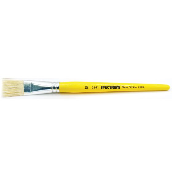 Spectrum Junior Hog Brush: Series 2341- Size 18 Flat