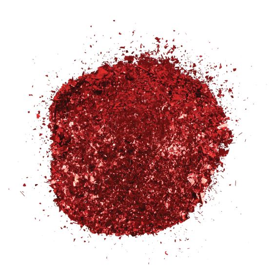 Glitter in Shaker Jar, 112g - Red