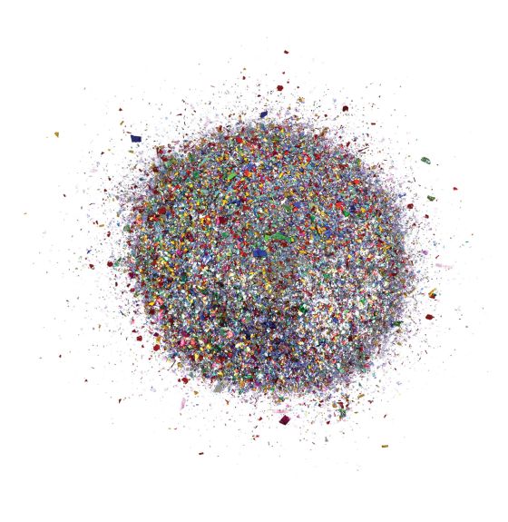 Paillettes dans un pot à secouer, 454 g - Multicolore
