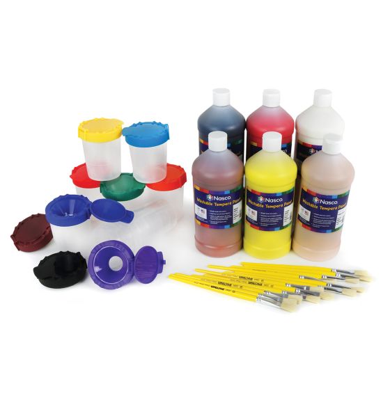 Spectrum Multicultural Paint Kit With Cups