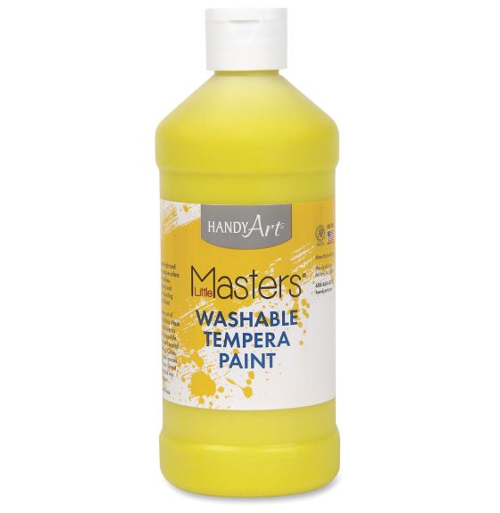 Handy Art® Little Masters® Washable Tempera Paint - 16oz (473ml) - Yellow