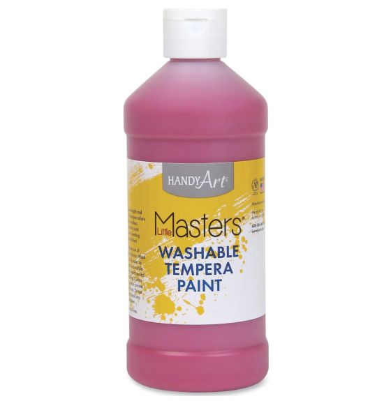Handy Art® Little Masters® Washable Tempera Paint - 16oz (473ml) - Magenta