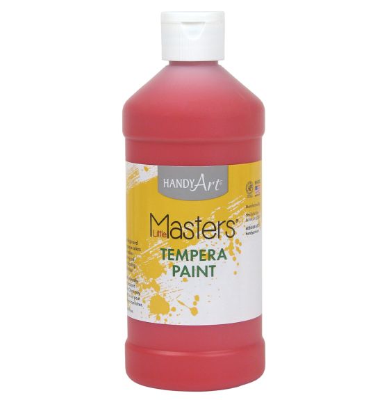 Handy Art® Little Masters Tempera Paint, 473mL (16oz) - Red