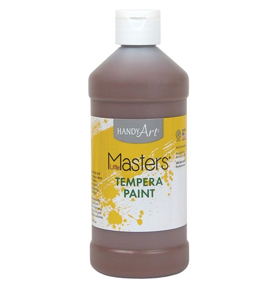 Handy Art® Little Masters Tempera Paint, 473mL (16oz) - Brown