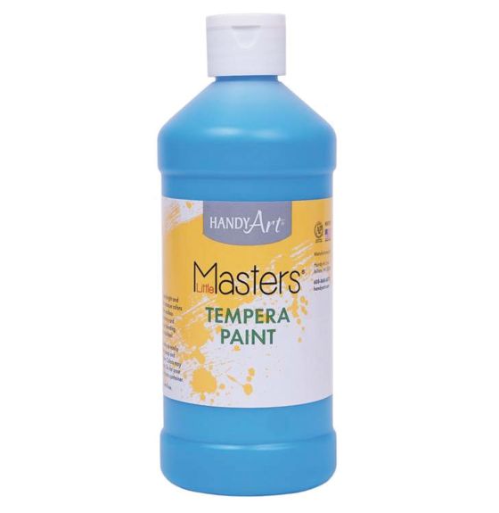 Handy Art® Little Masters Tempera Paint, 473 mL (16 oz) - Light Blue