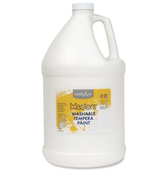 Handy Art® Little Masters® Washable Tempera Paint - 128oz (3.8L) - White