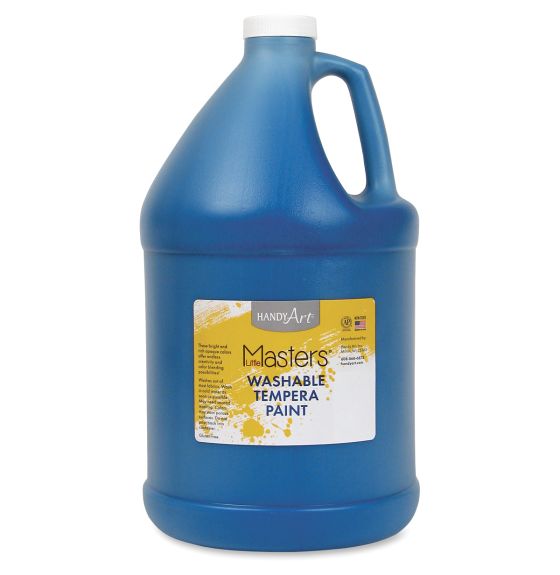Handy Art® Little Masters® Washable Tempera Paint - 128oz (3.8L) - Blue