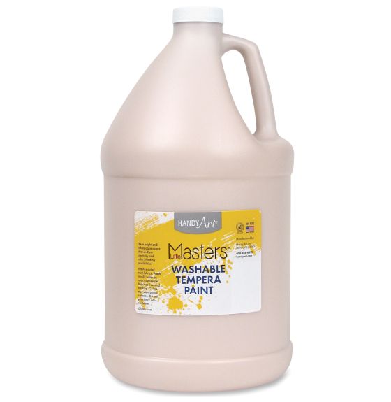 Handy Art® Little Masters® Washable Tempera Paint - 128oz (3.8L) - Peach