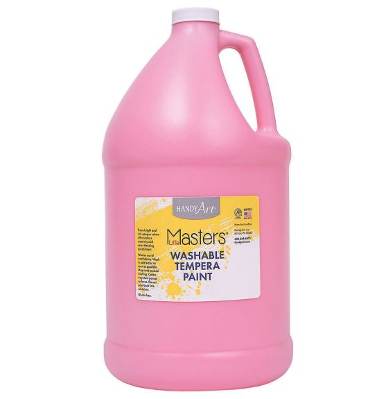 Handy Art® Little Masters® Washable Tempera Paint - 128oz (3.8L) - Pink