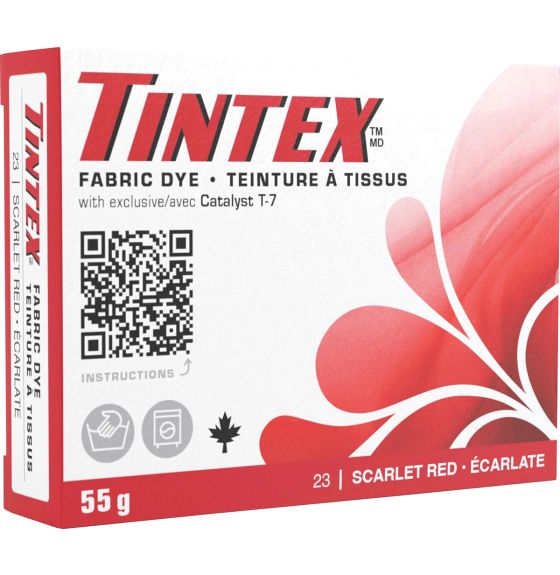 Teinture à tissus Tintex™, 55 g - Écarlate
