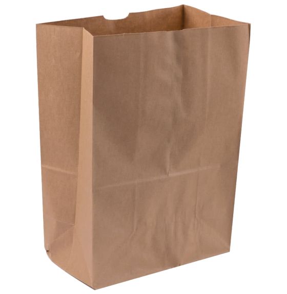 Paquet de 500 sacs en papier brun de 4,54kg - 16,5 cm x 33,6 cm x 10,1 cm