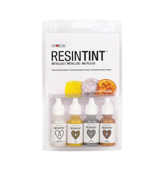 Colorants métallisés ResinTint&trade; ArtResin&trade; - 4 couleurs