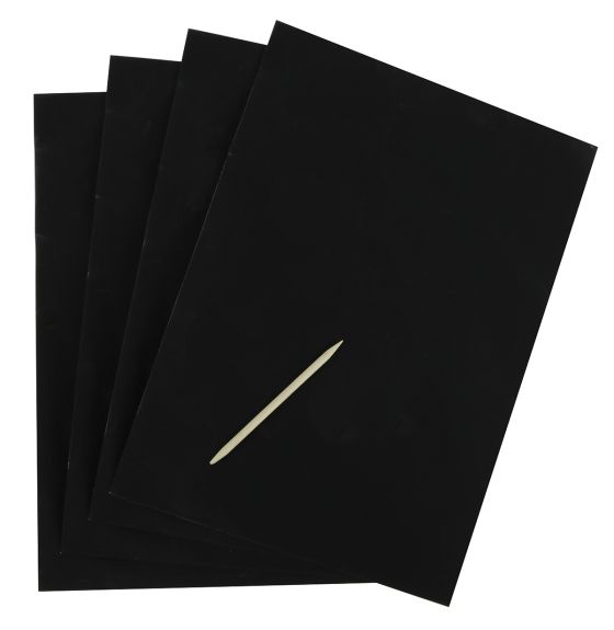 Spectrum Scratch Board Art Rainbow - 21.6 cm x 27.9 cm (8.5" x 11") - Pack of 500