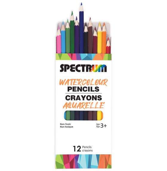 Spectrum Watercolour Pencils - 12 Colour Set