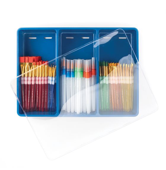 Ensemble de 72 pinceaux assortis Royal Brush® Big Kid’s Choice™ dans un bac