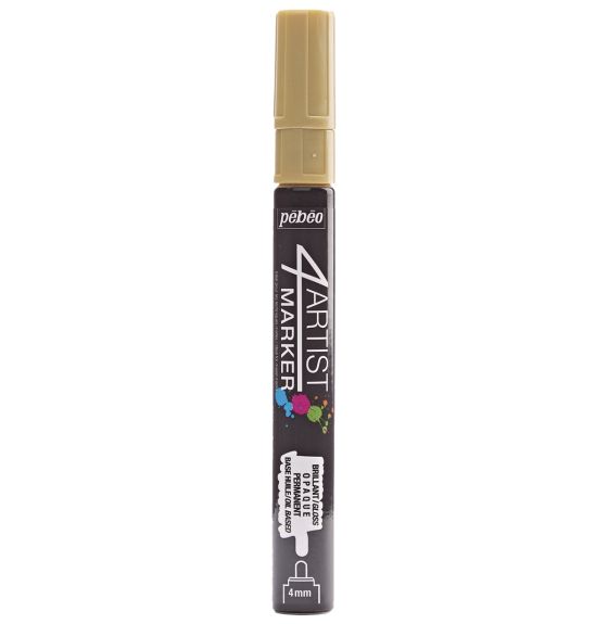 4Artist Oil-Based Marker - 4 mm Round - Gold