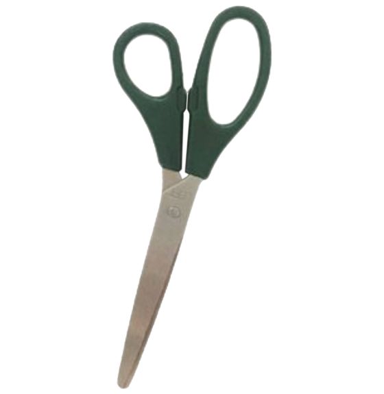 Ciseaux de 16,5 cm (6½") pour gauchers - Vert