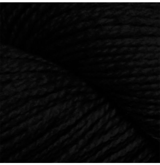 Collection de fils de laine québécoise - 6 brins - Noir