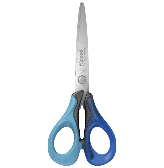 Ciseaux pour élèves Sensoft de Maped®, avec anneaux souples - 16 cm (6⅓")