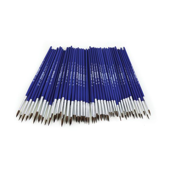 Spectrum Assorted Series 3211 Round Watercolour Brushes - Set of 75