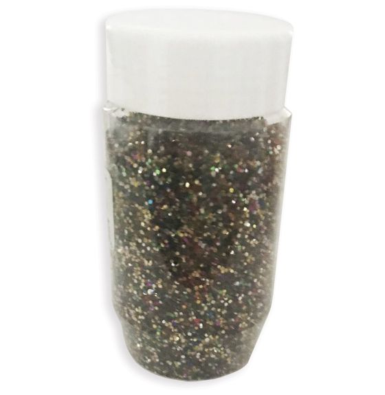 Paillettes antistatiques à saupoudrer - Contenant de 112 g - Multicolore