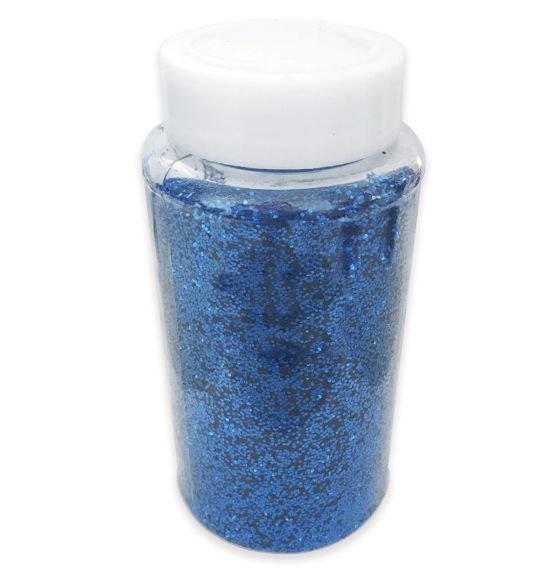 Anti-Static Glitter in Shaker Jar - 454 g - Blue