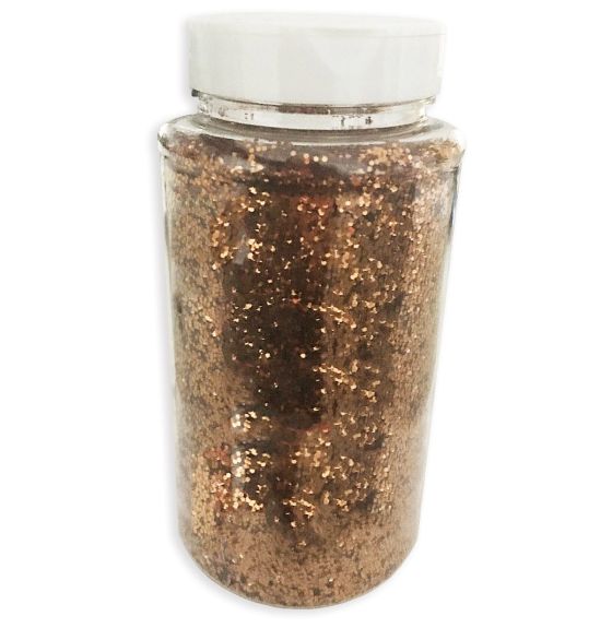 Paillettes antistatiques à saupoudrer - Contenant de 454 g - Cuivre