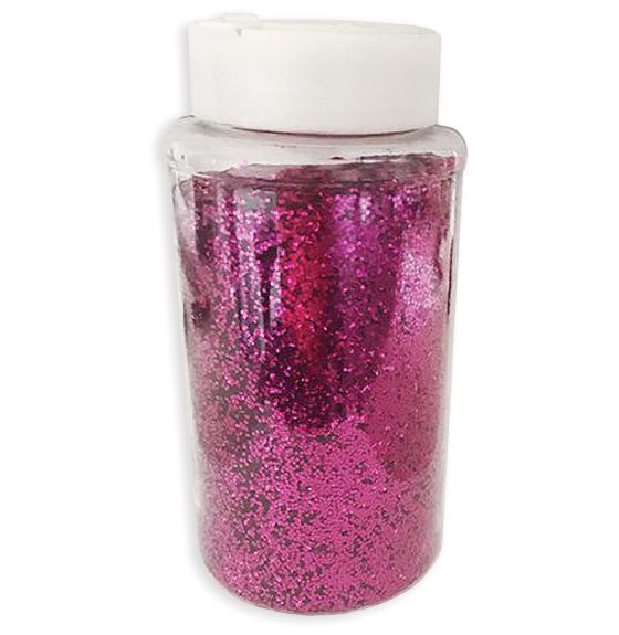 Anti-Static Glitter in Shaker Jar - 454 g - Fuchsia