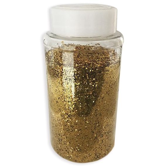 Paillettes antistatiques à saupoudrer - Contenant de 454 g - Or