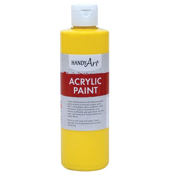 Handy Art&reg; Acrylic Paint - Chrome Yellow - 237ml (8oz)