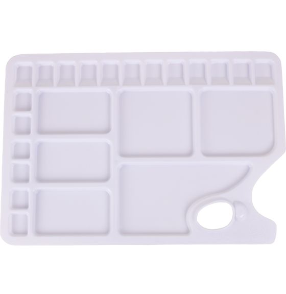 Spectrum 18 Well Plastic Palette Tray With 6 Mixing Wells
