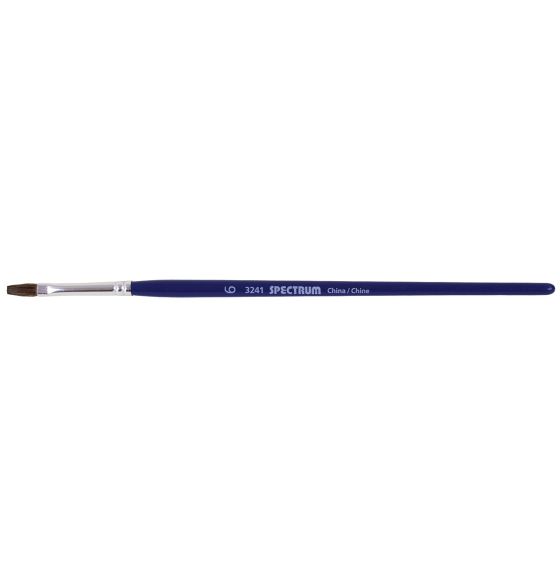 Pinceau Spectrum pour l'aquarelle, série 3241 - Plat, taille 6