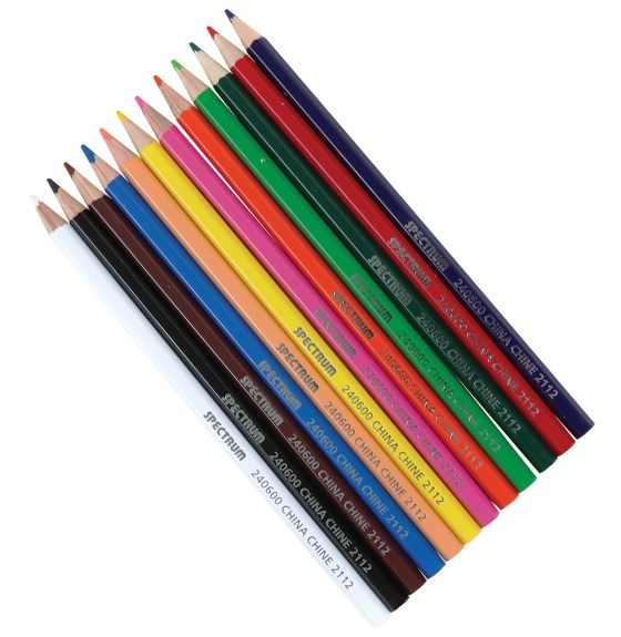 Crayons de couleur Spectrum - Ensemble de 24
