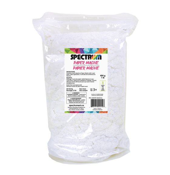 Spectrum Paper Pulp Mache - 454 g (1 lb)