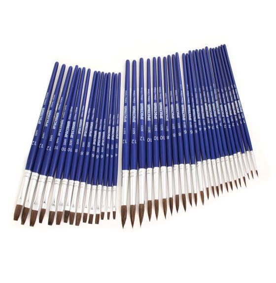 Spectrum Watercolour Brush Series 3211 & 3241 - Set of 39
