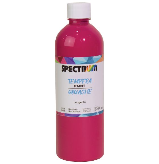 Spectrum Tempera Paint - 473 mL (16 oz) - Magenta