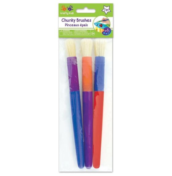 Chunky Brushes - Set of 3