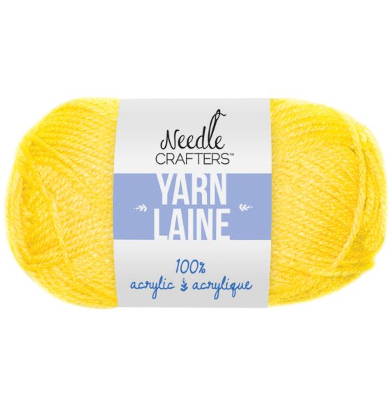 Laine acrylique Needlecrafters®, 50 g (1,76 oz) - Jaune ensoleillé