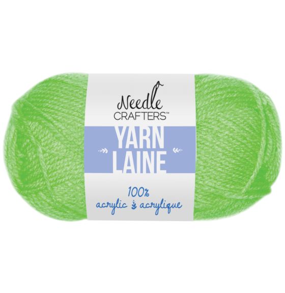 Needlecrafters® Acrylic Yarn - 50 g (1.76 oz) - Neon Green