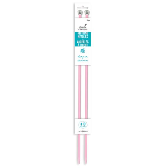 Needlecrafters&reg; Aluminum Knitting Needles - 5.5 mm (#10) - Pack of 2